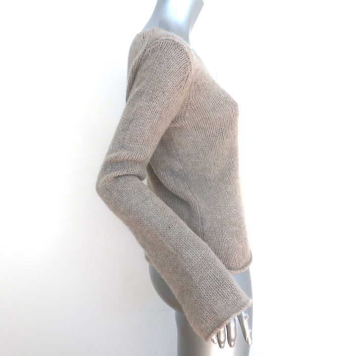 360 Cashmere Bell Sleeve Sweater Beige Cashmere Size Medium