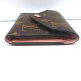 Louis Vuitton Victorine Wallet Brown Monogram Canvas & Rose Ballerine