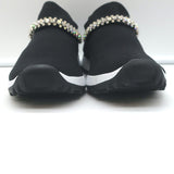Jimmy Choo Verona Crystal-Embellished Knit Sneakers Black Size 35