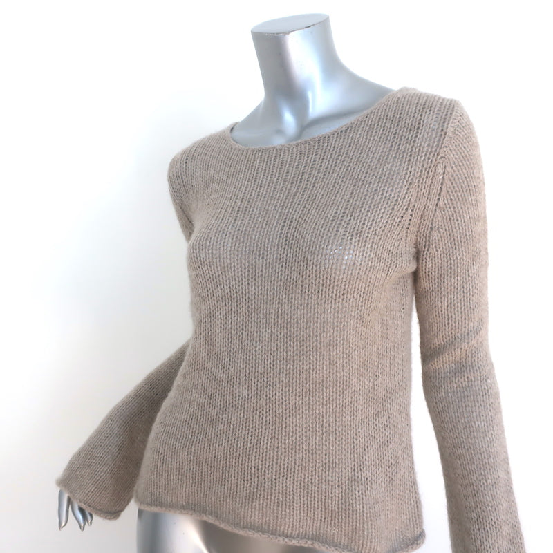 360 Cashmere Bell Sleeve Sweater Beige Cashmere Size Medium
