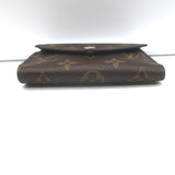 Louis Vuitton Victorine Wallet Brown Monogram Canvas & Rose Ballerine