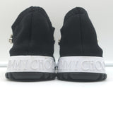 Jimmy Choo Verona Crystal-Embellished Knit Sneakers Black Size 35