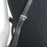 Prada Crystal-Studded Twin Pocket Tote Black Leather Medium Crossbody Bag