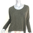 Nili Lotan Cashmere Raglan Sweater Olive Green Size Extra Small