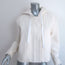 Proenza Schouler White Label Boucle Tweed Hooded Jacket Cream Size Medium