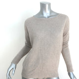 Skull Cashmere Skull-Back Sweater Taupe Cashmere Size Extra Small