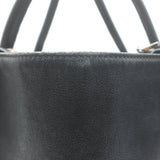 Prada Crystal-Studded Twin Pocket Tote Black Leather Medium Crossbody Bag