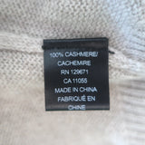 Skull Cashmere Skull-Back Sweater Taupe Cashmere Size Extra Small