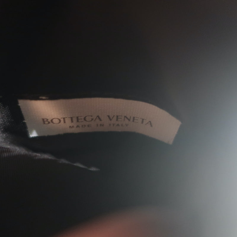 Bottega Veneta Cassette Bi-Fold Wallet Fondant Brown Intreccio Leather NEW