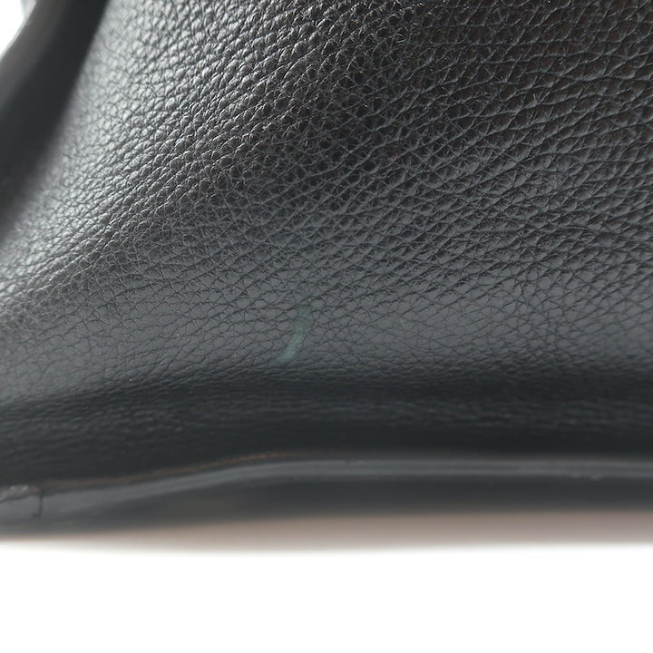 Prada Crystal-Studded Twin Pocket Tote Black Leather Medium Crossbody Bag