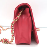 Chanel Boy Wallet on Chain Pink Quilted Lambskin Leather Small Crossbody Bag NEW