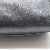 Prada Crystal-Studded Twin Pocket Tote Black Leather Medium Crossbody Bag