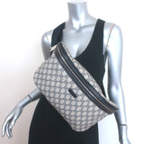 Gucci GG Supreme Large Belt Bag Leather-Trim Beige Canvas Crossbody