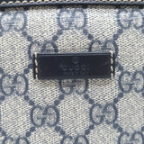 Gucci GG Supreme Large Belt Bag Leather-Trim Beige Canvas Crossbody