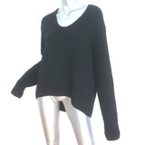 ACNE Studios Deborah Oversize Sweater Black Ribbed Wool Size Extra Small NEW