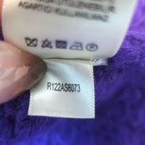 Tibi Airy Alpaca Crewneck Pullover Sweater Purple Size Medium