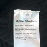 ACNE Studios Deborah Oversize Sweater Black Ribbed Wool Size Extra Small NEW