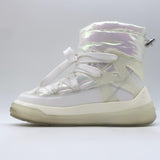 Moncler Insolux Iridescent Down Snow Boots White Size 35.5