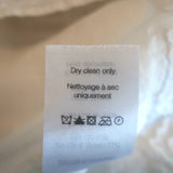 Veronica Beard Amandine white floral-embroidered button-up blouse, luxury tailoring, pre-owned (new with tags)