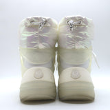 Moncler Insolux Iridescent Down Snow Boots White Size 35.5