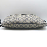 Gucci GG Supreme Large Belt Bag Leather-Trim Beige Canvas Crossbody