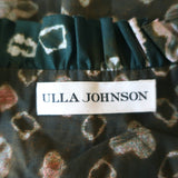 Ulla Johnson Solina Ruffled Yoke Top Jasper Printed Cotton Size 10