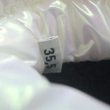 Moncler Insolux Iridescent Down Snow Boots White Size 35.5