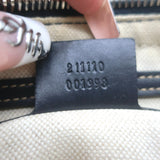 Gucci GG Supreme Large Belt Bag Leather-Trim Beige Canvas Crossbody