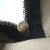 Gucci GG Supreme Large Belt Bag Leather-Trim Beige Canvas Crossbody