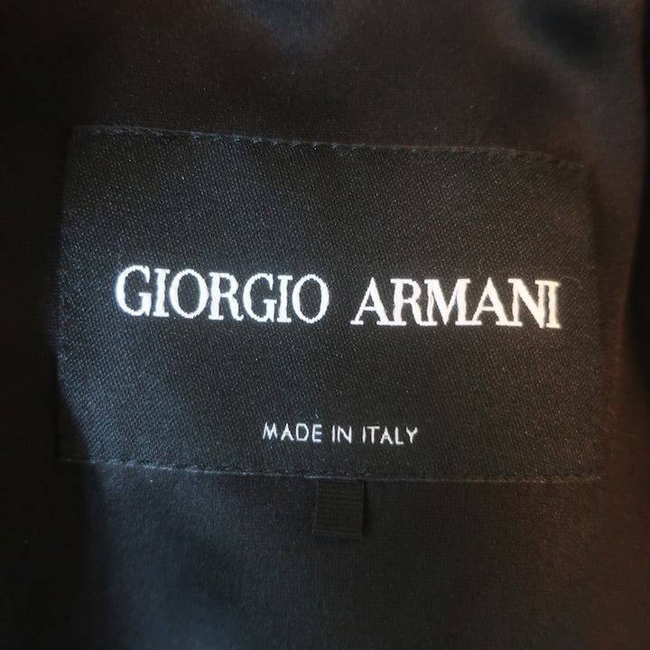 Giorgio Armani Satin-Trimmed Velvet Tuxedo Jacket Black Size 0