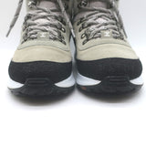 Chanel 21K CC High Top Sock Sneakers Taupe Suede Size 36