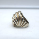 David Yurman Sculpted Cable Dome Ring Sterling Silver & 18k Gold Size 7