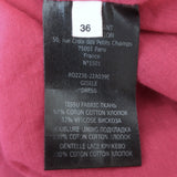 Isabel Marant Etoile Gisele Lace-Trimmed Mini Dress Red Cotton-Blend Size 36