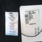 Balmain Double Breasted Wool Blazer Black Size 38 NEW