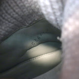 Chanel 21K CC High Top Sock Sneakers Taupe Suede Size 36