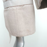 Stella McCartney Military Jacket Stone Hemp-Cotton Size 40