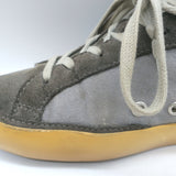Golden Goose Superstar Low Top Sneakers Gray Canvas & Suede Size 37