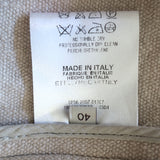 Stella McCartney Military Jacket Stone Hemp-Cotton Size 40