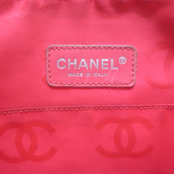 Chanel Ligne Cambon CC Large Messenger Bag Black Quilted Leather