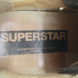 Golden Goose Superstar Low Top Sneakers Gray Canvas & Suede Size 37