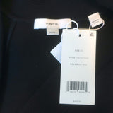 Vince Oversized V-Neck Cardigan Black Wool-Blend Size Extra Small NEW
