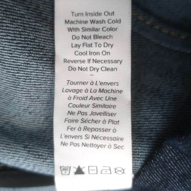 Cinq a Sept Mathis Denim Ruffle Strap Mini Dress Indigo Stretch Cotton Size 2