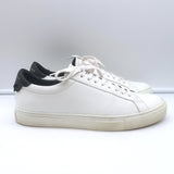 Givenchy Urban Street Low Top Sneakers White & Black Leather Size 42