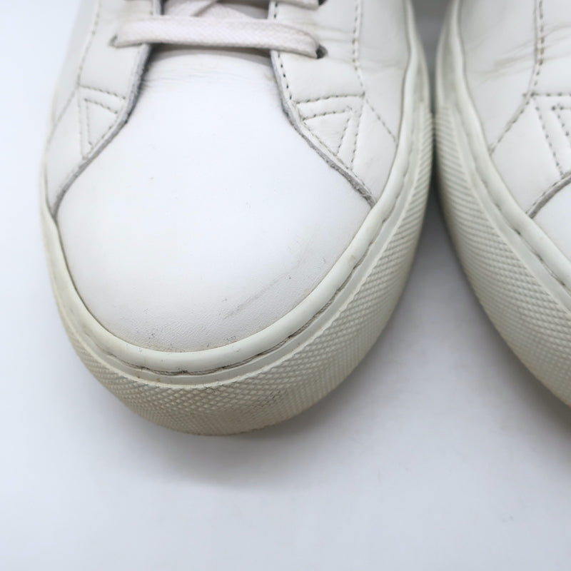 Givenchy Urban Street Low Top Sneakers White &amp; Black Leather Size 42