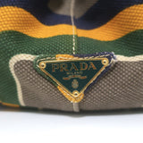 Prada Canapa Stampata Large Tote Bag Gray/Multi Printed Canvas