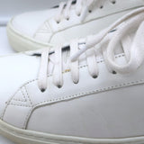 Givenchy Urban Street Low Top Sneakers White & Black Leather Size 42