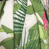 Johanna Ortiz Great Oasis Maxi Halter Dress Tropical Floral Print Cotton Size 6