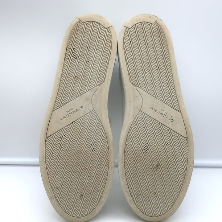 Givenchy Urban Street Low Top Sneakers White &amp; Black Leather Size 42