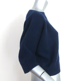 Demylee x Clare V. Boatneck Sweater Navy Wool Size Medium