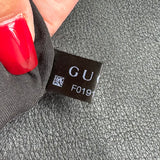 Gucci Bamboo Tassel Zip Large Clutch Bag Black Leather